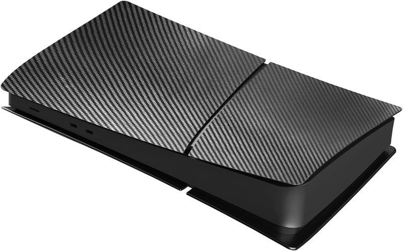 IMOFEE Slim Digital Edition Cover Plates for New PS5 Slim Console, Shell Panels Compatible with New PlayStation 5 Slim Accessories Protective Replacement Faceplate (Carbon Fiber) - Image 4